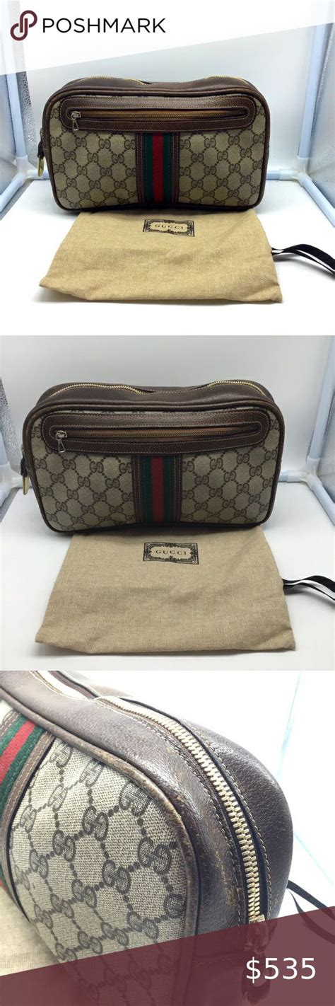 vintage Gucci toiletry bag